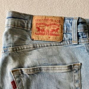 Levi’s 511 slim fit light wash stretch 33x32